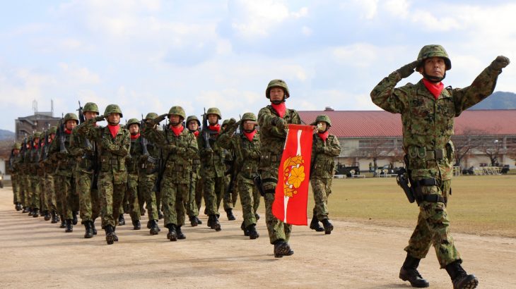 山口駐屯地創設63周年記念日行事